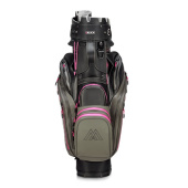 Big Max Dri Lite Silencio 3 Cartbag - Charcoal/Fuchsia Big Max Dri Lite Silencio 3 Cartbag - Charcoal/Fuchsia
