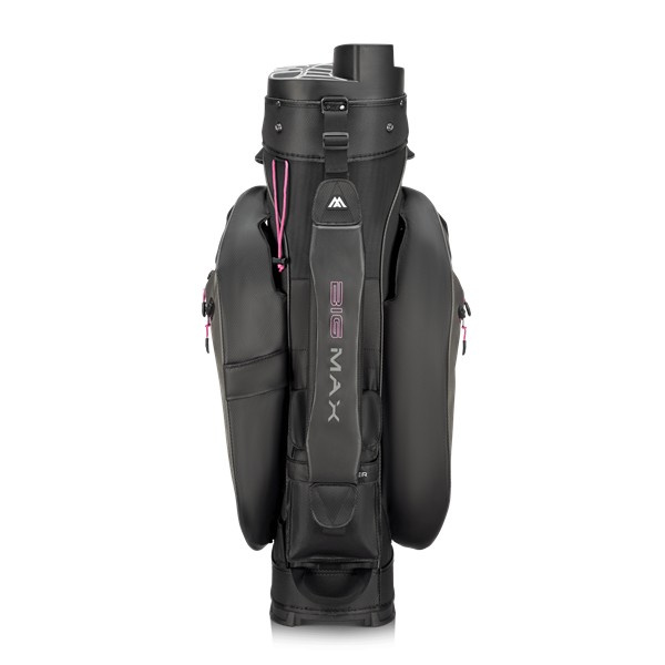 Big Max Dri Lite Silencio 3 Cartbag - Charcoal/Fuchsia