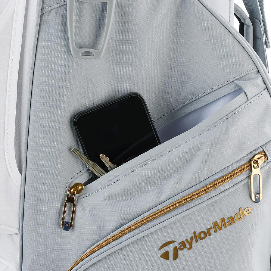 Taylormade Kalea Gold Cartbag - Gray/White