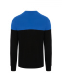 Original Penguin Mens Heritage Colour Block Sweater - True Caviar Original Penguin Mens Heritage Colour Block Sweater - True Caviar