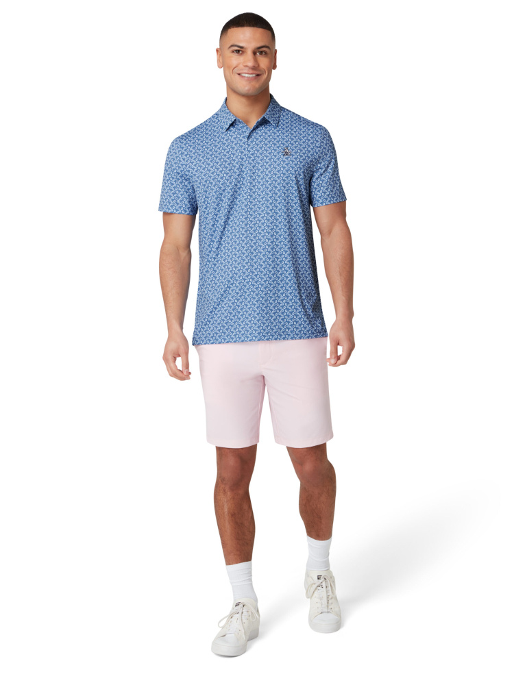 Original Penguin Mens Life Saver Polo Shirt - Quiet Harbour 