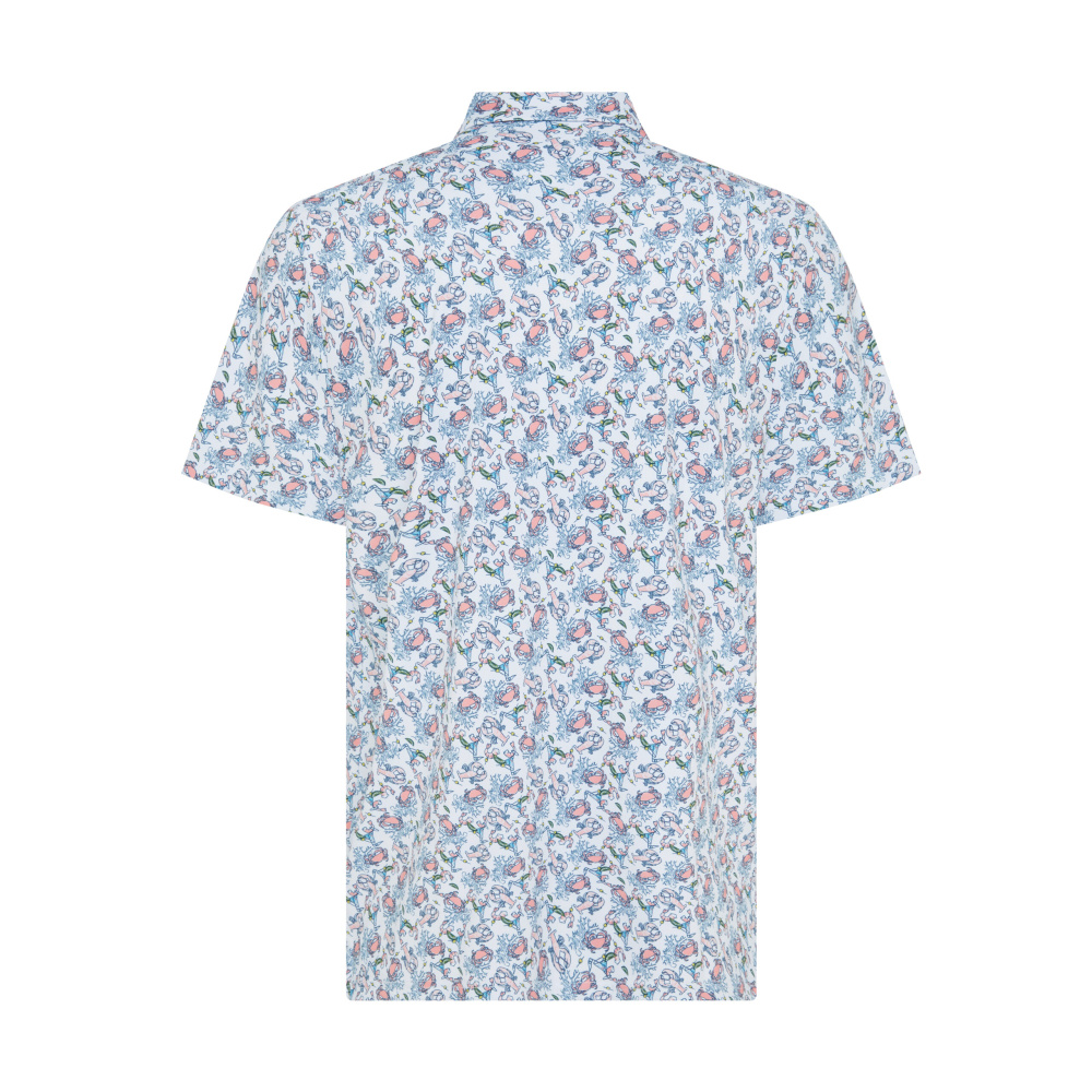 Original Penguin Mens Pete In the Ocean Polo Shirt - Bright White