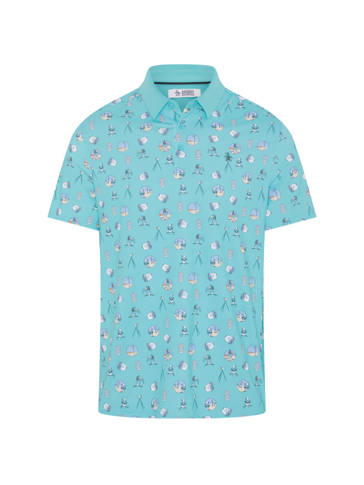 Original Penguin Pete�s Range Finder Polo - Blue Radience