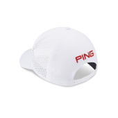 Ping Tour Vented Delta Cap - White/Tango Ping Tour Vented Delta Cap - White/Tango