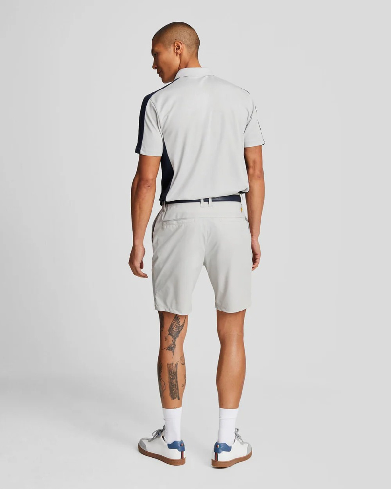 Lyle & Scott Mens Lightweight Golf Technical Shorts - Pebble