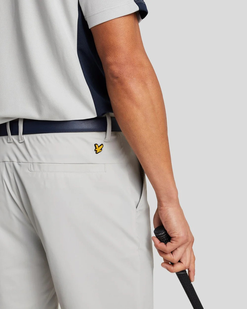 Lyle & Scott Mens Lightweight Golf Technical Shorts - Pebble
