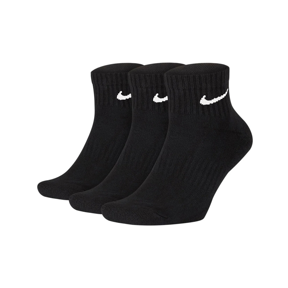Nike Everyday Cushioned Ankle Socks 3-pack - Black