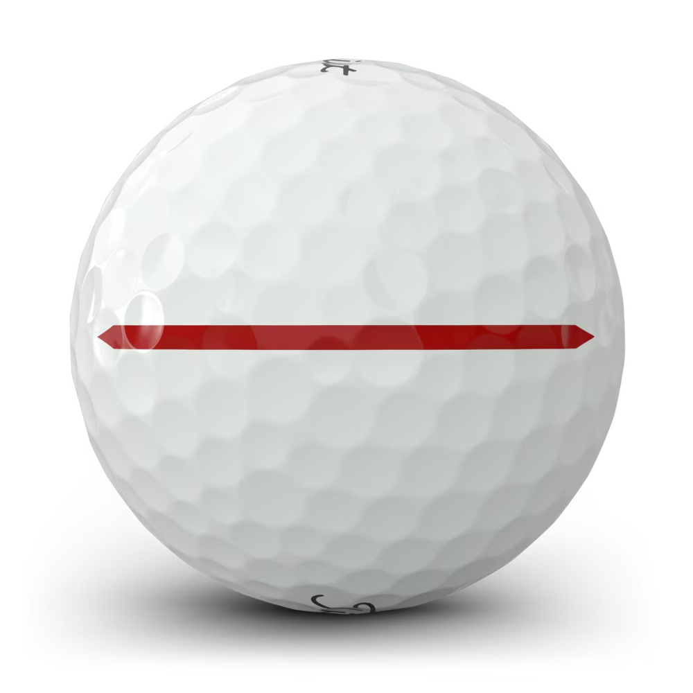 Titleist 2026 Pro V1x Left Dash Performance Align - Red Line