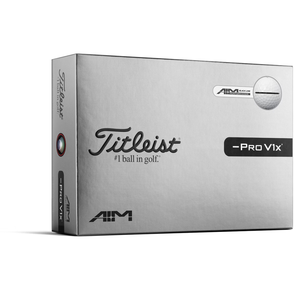 Titleist 2026 Pro V1x Left Dash Performance Align - Black Line