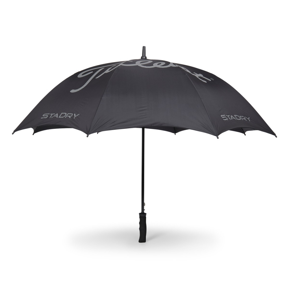 Titleist StaDry Single Canopy Umbrella - Black/Charcoal