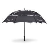 Titleist Tour Double Canopy Umbrella - Black/White Titleist Tour Double Canopy Umbrella - Black/White
