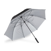Titleist Tour Double Canopy Umbrella - Black/White Titleist Tour Double Canopy Umbrella - Black/White