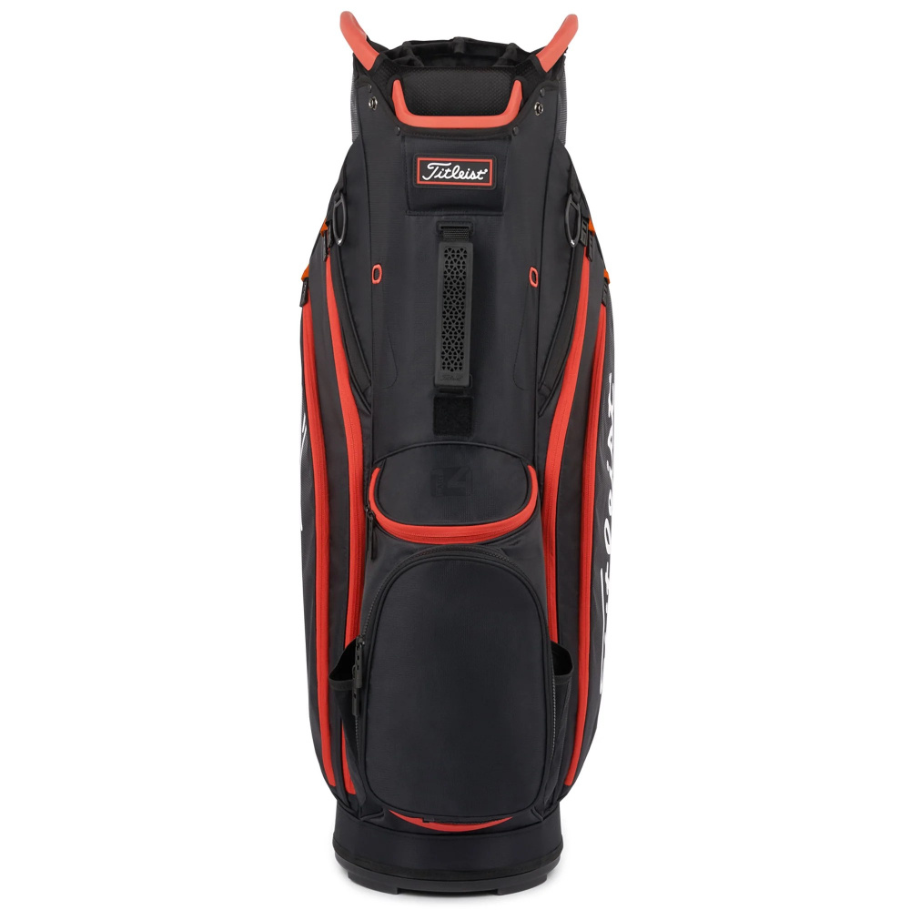 Titleist Cart 14 Bag 2022 - Black/Black/Red