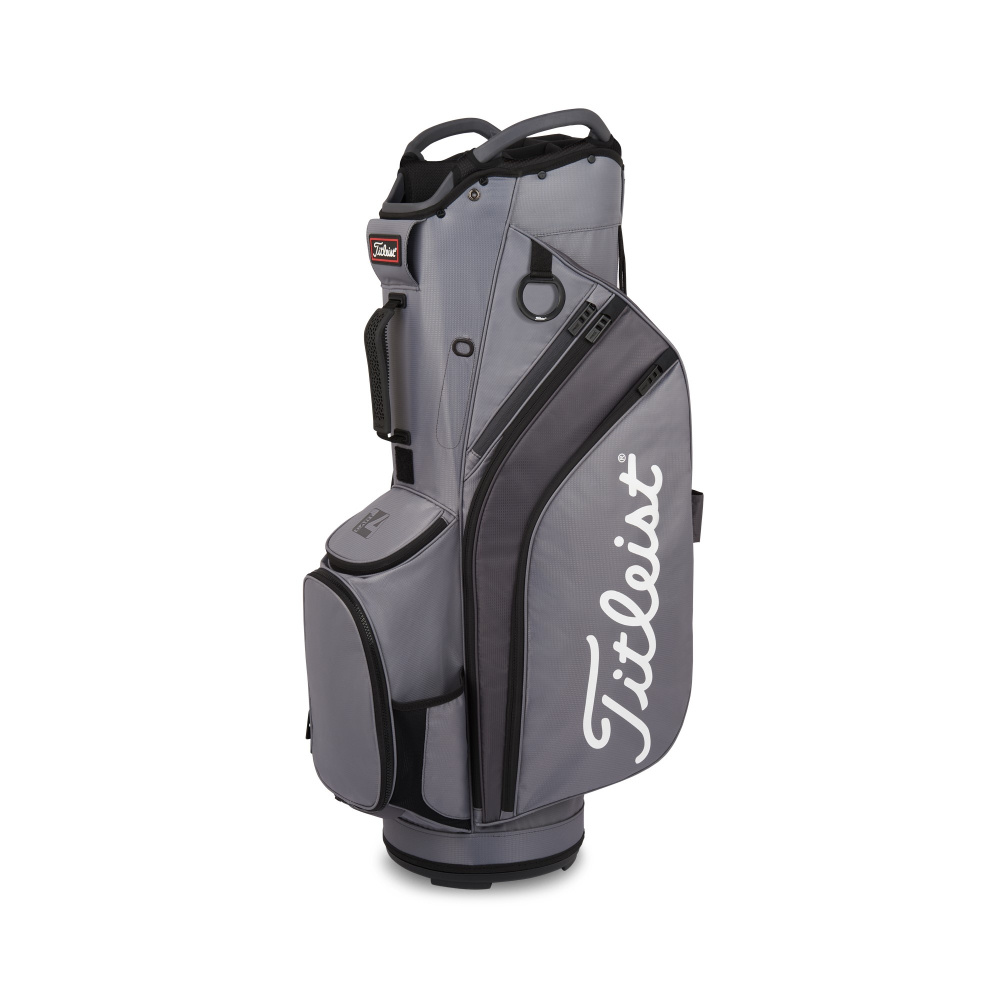 Titleist Cart 14 Bag 2022 - Charcoal/Graphite/Black