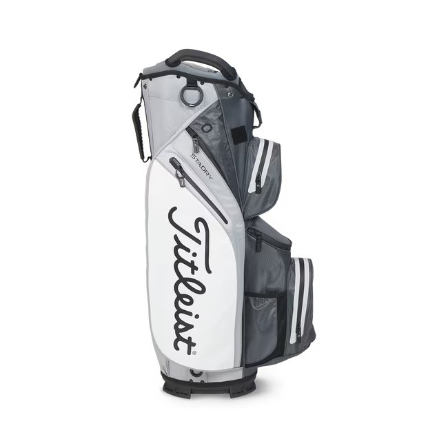 Titleist Cart 14 StaDry Bag 2023 - Charcoal/Grey/White