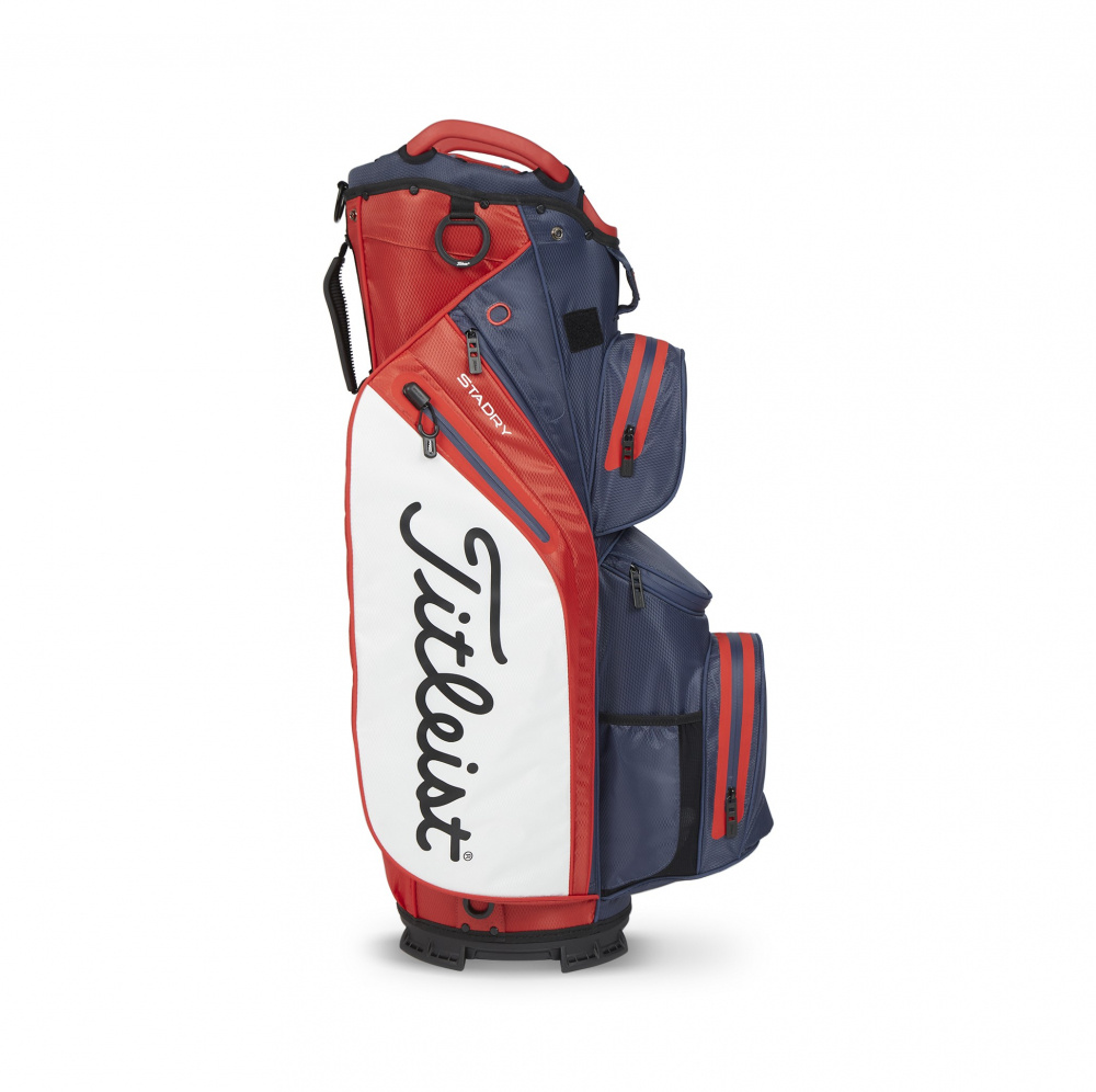 Titleist Cart 14 StaDry Bag 2023 - Navy/White/Red