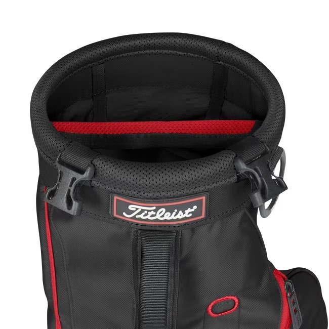Titleist Carry Bag - Black/Black/Red