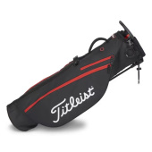 Titleist Premium Carry Bag - Black/Black/Red Titleist Premium Carry Bag - Black/Black/Red