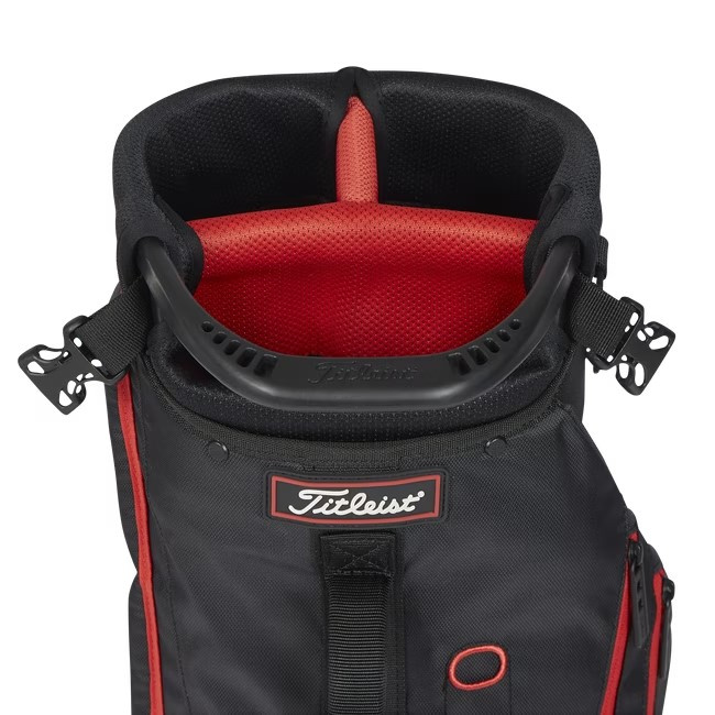 Titleist Premium Carry Bag - Black/Black/Red