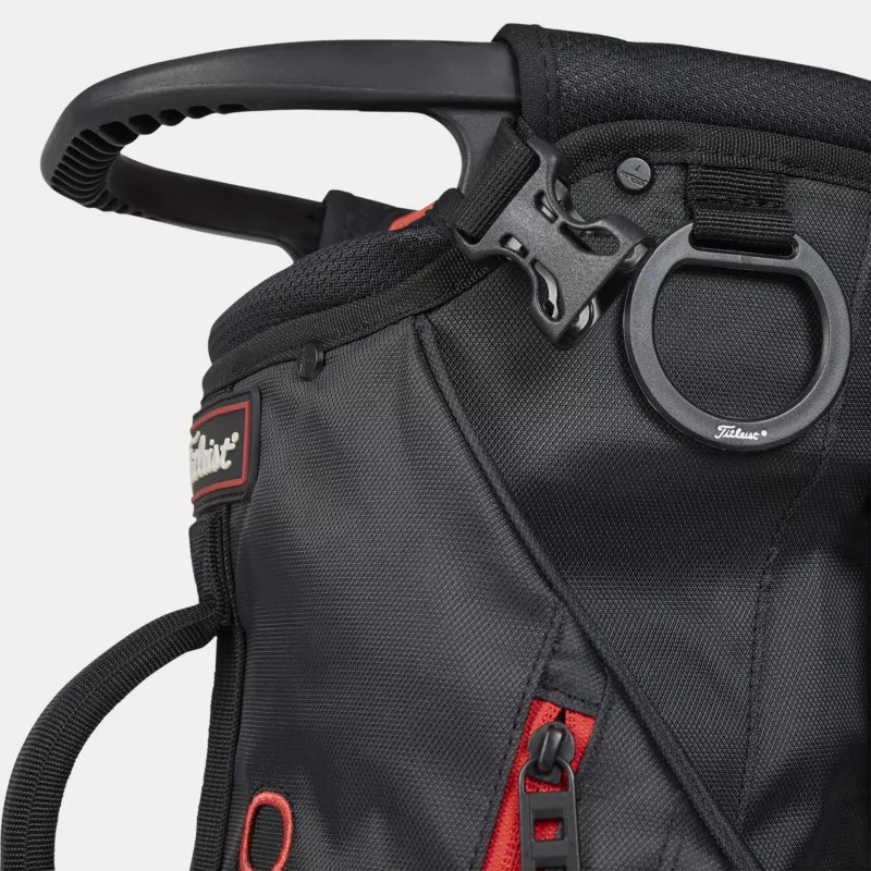 Titleist Premium Carry Bag - Black/Black/Red