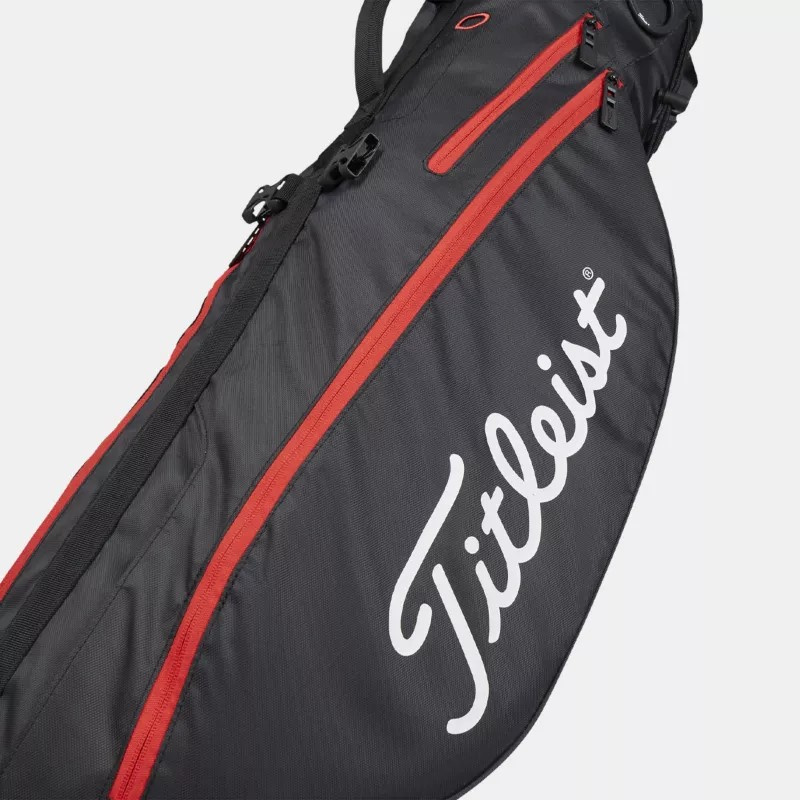 Titleist Premium Carry Bag - Black/Black/Red