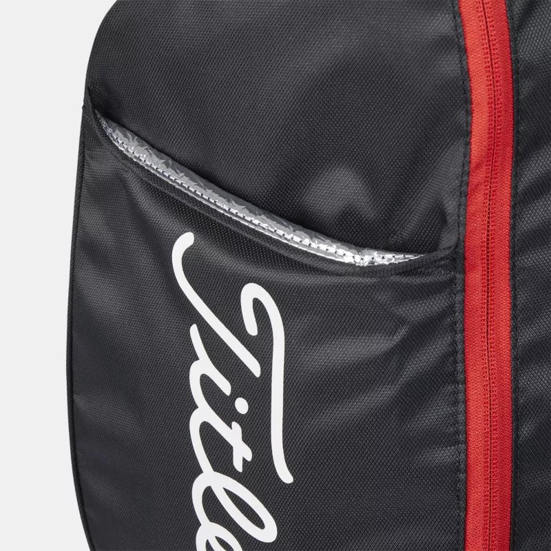 Titleist Premium Carry Bag - Black/Black/Red