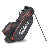Titleist Players 5 StaDry Standbag - Black/Black/Red Titleist Players 5 StaDry Standbag - Black/Black/Red