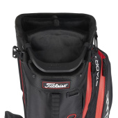 Titleist Players 5 StaDry Standbag - Black/Black/Red Titleist Players 5 StaDry Standbag - Black/Black/Red