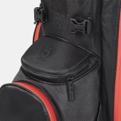 Titleist Players 5 StaDry Standbag - Black/Black/Red Titleist Players 5 StaDry Standbag - Black/Black/Red