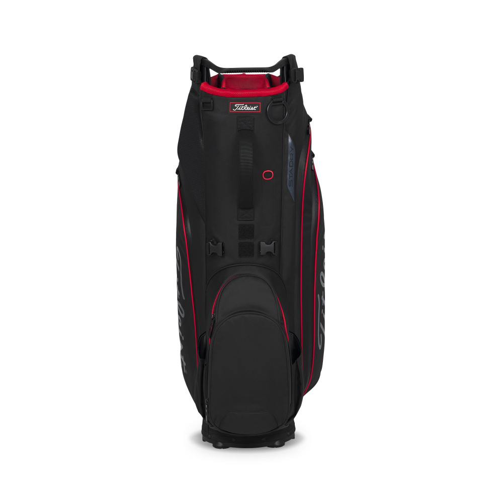 Titleist Hybrid 14 StaDry Bag 2025 - Black/Black/Red