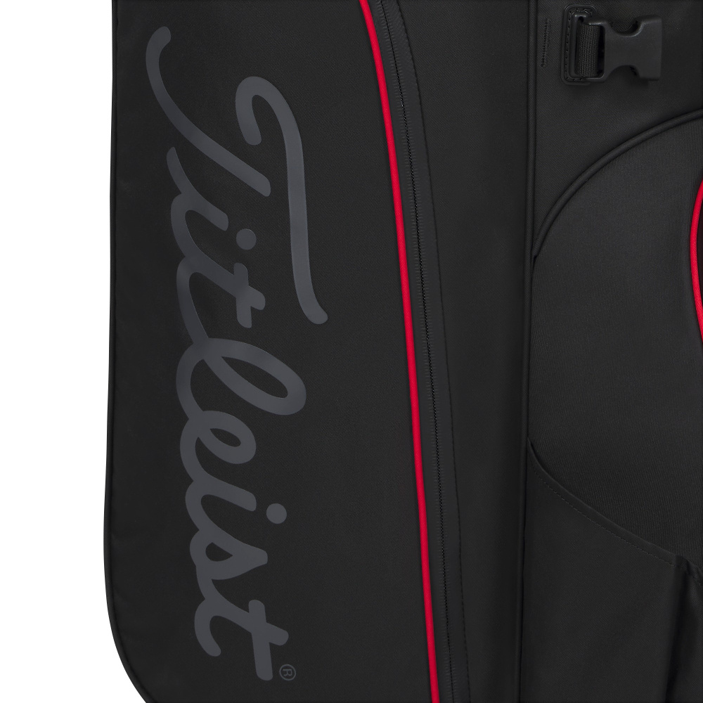 Titleist Hybrid 14 StaDry Bag 2025 - Black/Black/Red