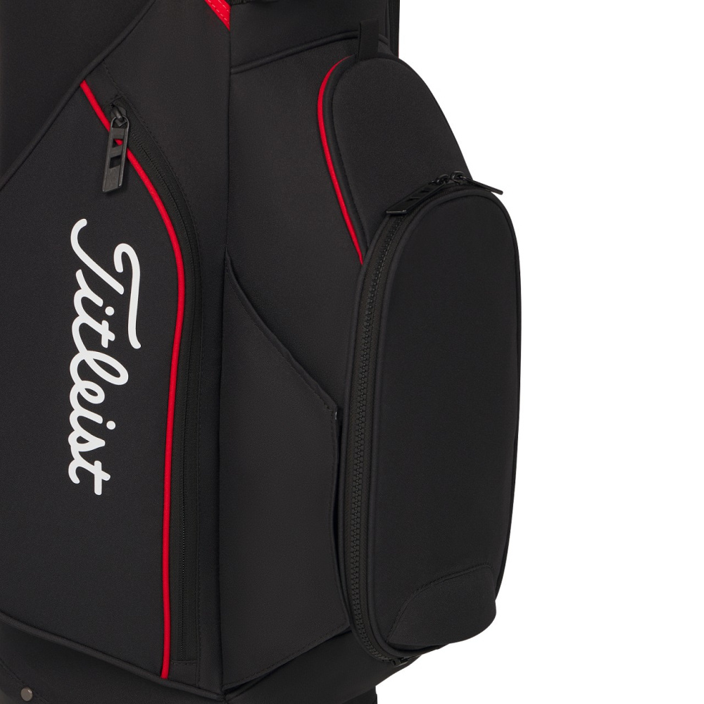 Titleist Players 4S Standbag 2026 - Black/Red/White