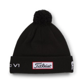 Titleist Tour Pom Pom Beanie - Black/White Titleist Tour Pom Pom Beanie - Black/White
