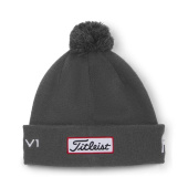 Titleist Tour Pom Pom Beanie - Charcoal/White Titleist Tour Pom Pom Beanie - Charcoal/White
