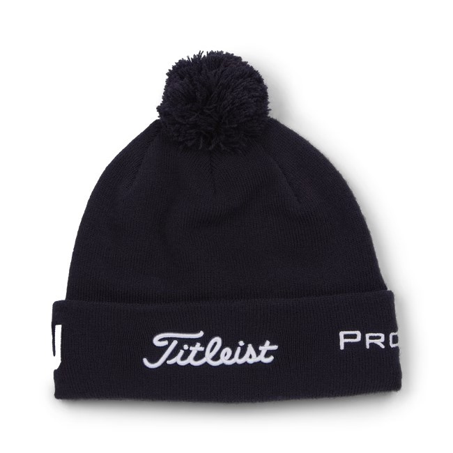 Titleist Tour Pom Pom Beanie - Navy/White