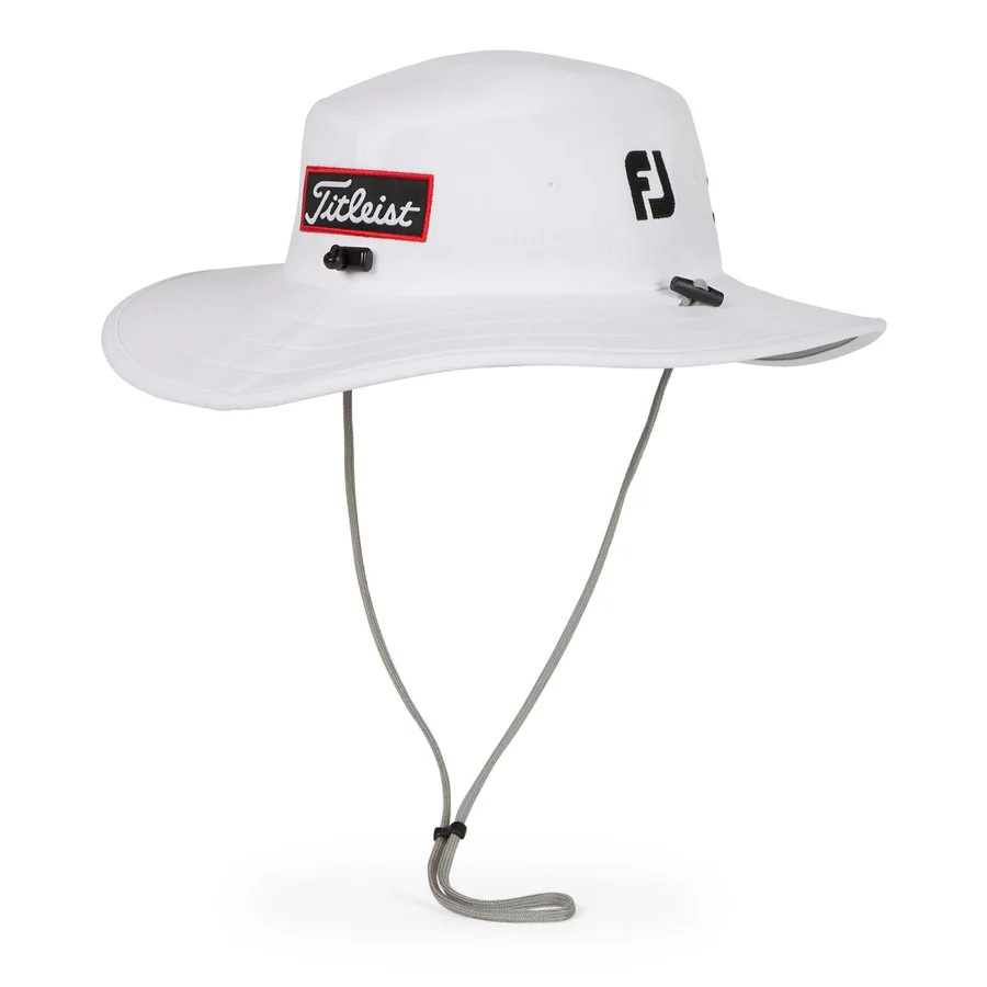 Titleist Tour Aussie Hat 2024 - White/Black