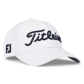 Titleist Junior Tour Performance Cap - White/Navy Titleist Junior Tour Performance Cap - White/Navy