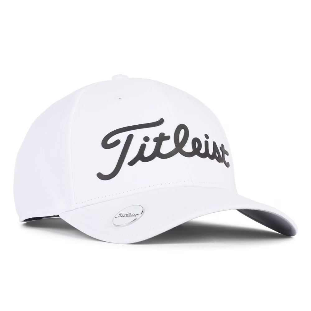 Titleist Players Performance Ball Marker Cap 2025 - White/Black