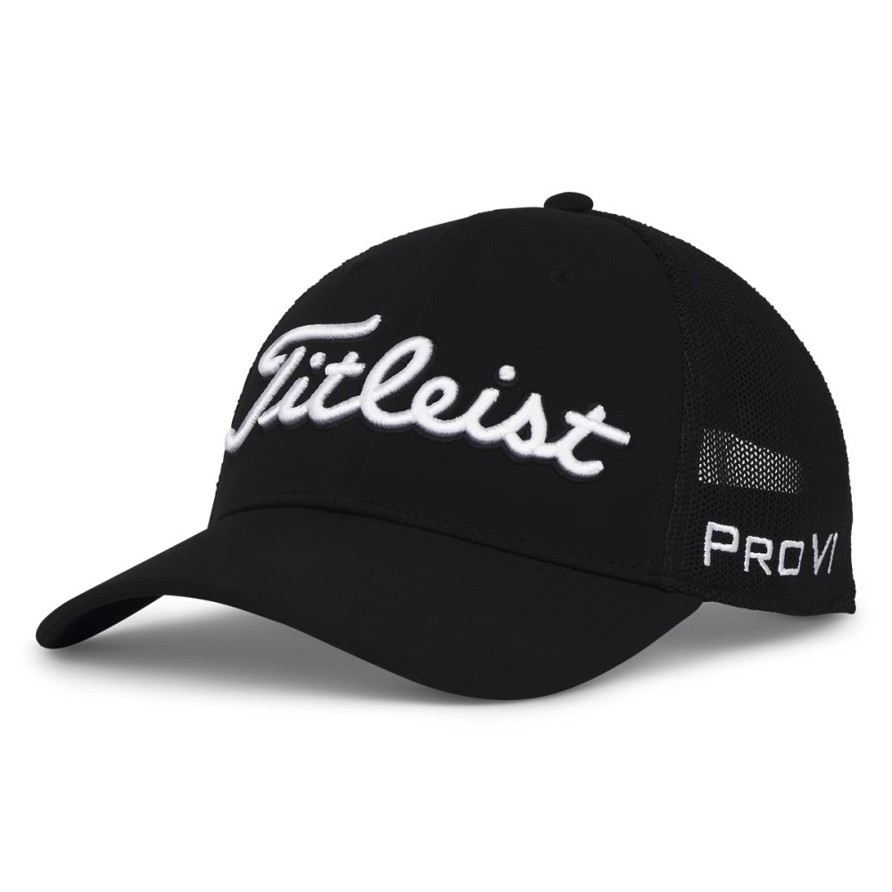 Titleist Tour Performance Mesh Cap 2025 - Black/White