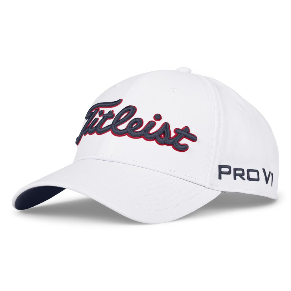 Titleist Tour Performance Cap 2025 - White/Navy/Red