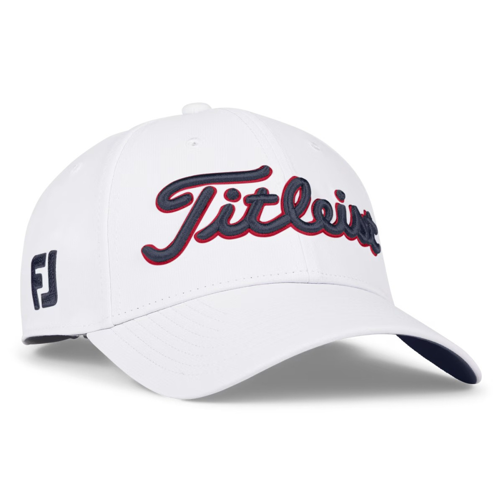Titleist Tour Performance Cap 2025 - White/Navy/Red