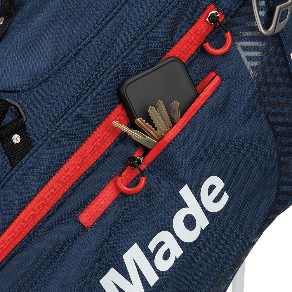 Taylormade Pro Standbag 2023 - Navy/Red