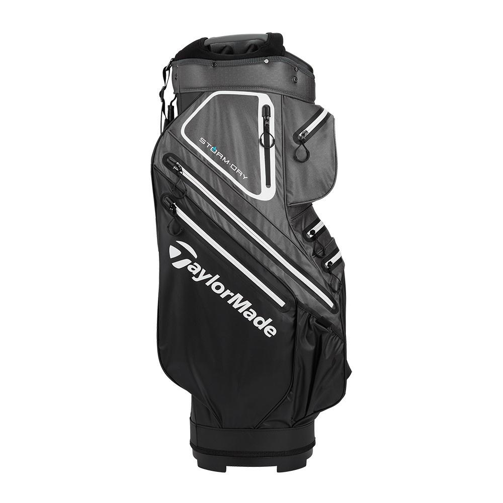 Taylormade Storm Dry Cartbag 2023 - Black/Grey/White