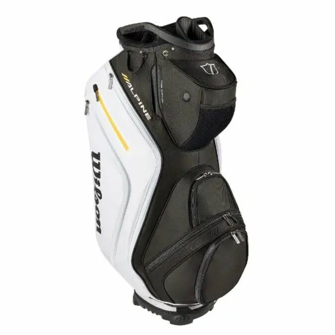 Wilson Alpine Cartbag - Black/White Orange