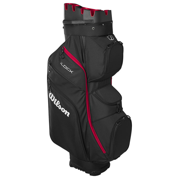 Wilson iLock 4 Cartbag - Black/Red/White