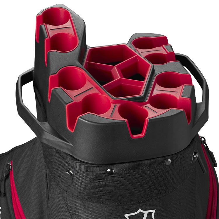 Wilson iLock 4 Cartbag - Black/Red/White