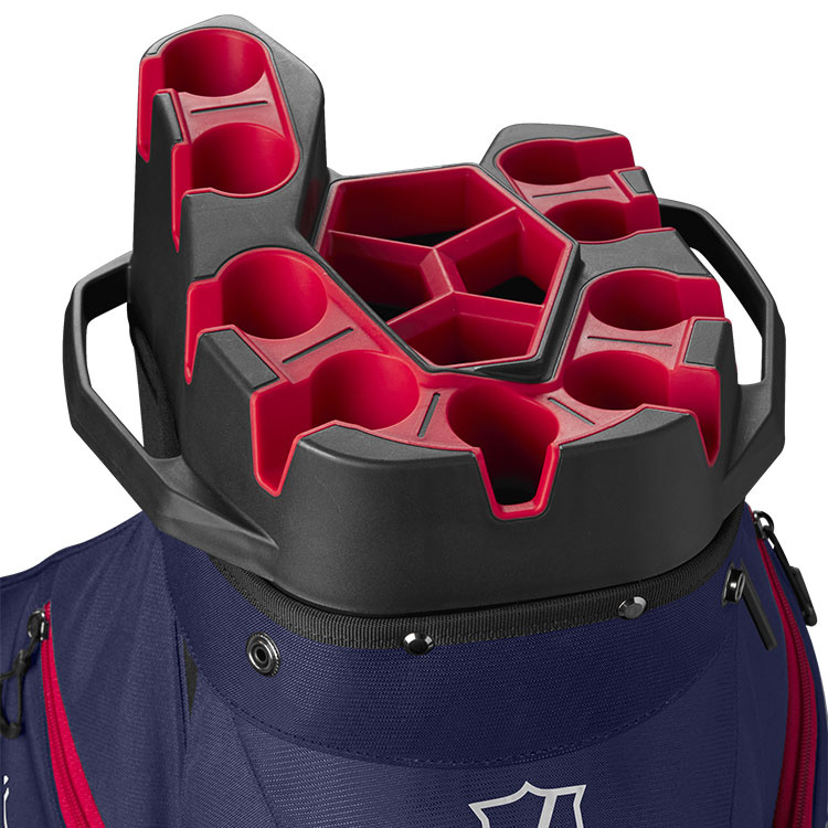 Wilson iLock 4 Cartbag - Navy/White/Red