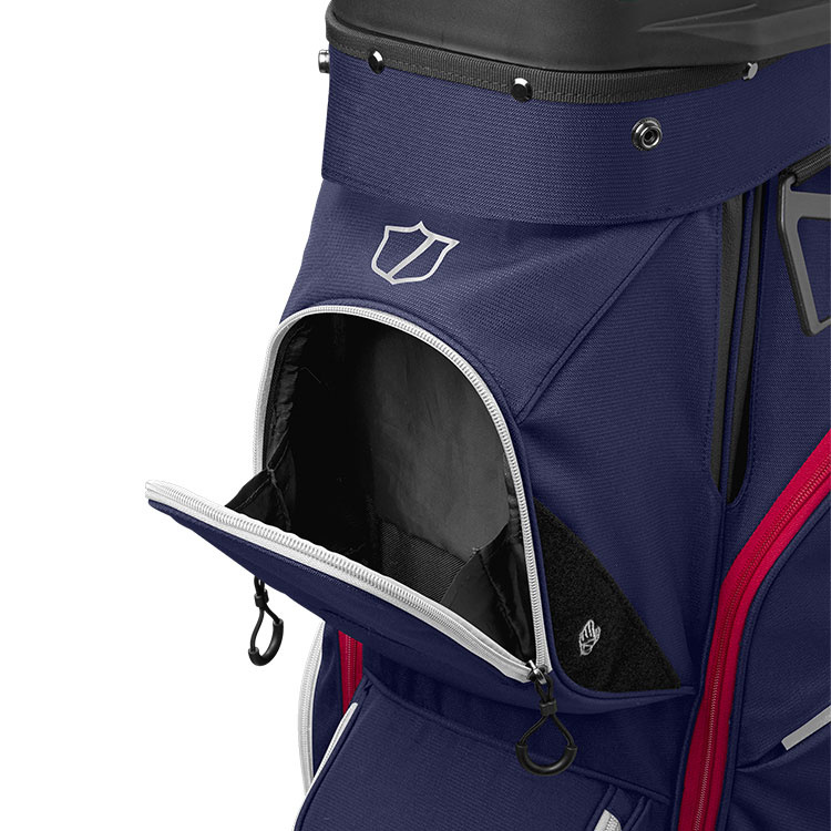 Wilson iLock 4 Cartbag - Navy/White/Red