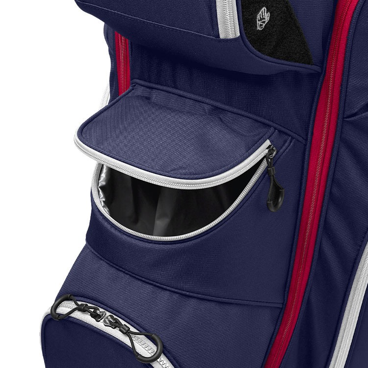 Wilson iLock 4 Cartbag - Navy/White/Red