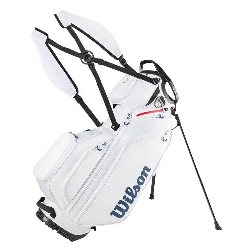 Wilson Talus 5 Standbag - White/Red/Blue
